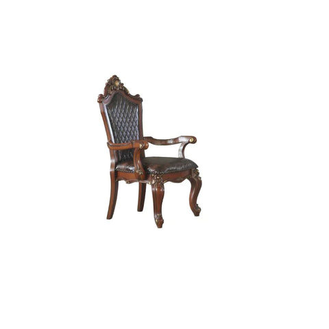 Picardy Cherry Oak & PU Chair Model 68223 By ACME Furniture