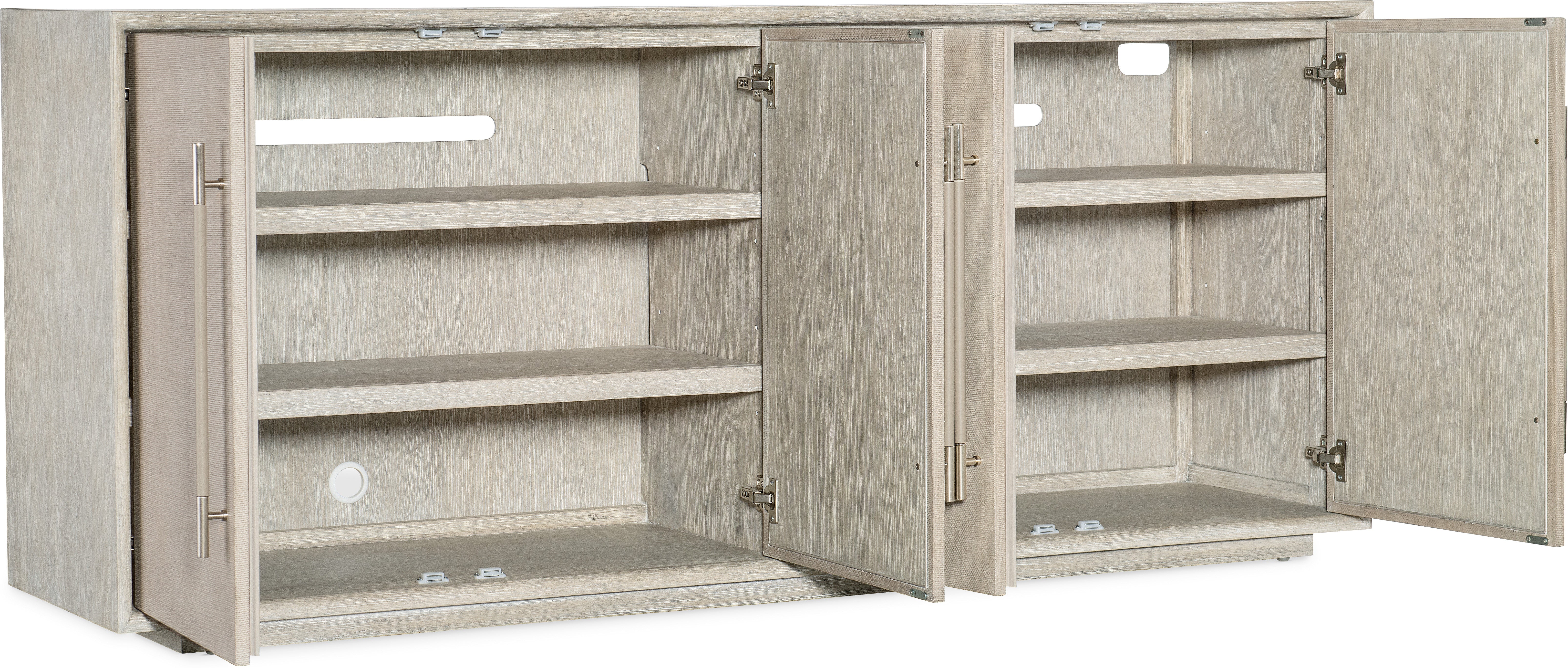 Hooker Furniture Home Entertainment Modern Mood Entertainment Console