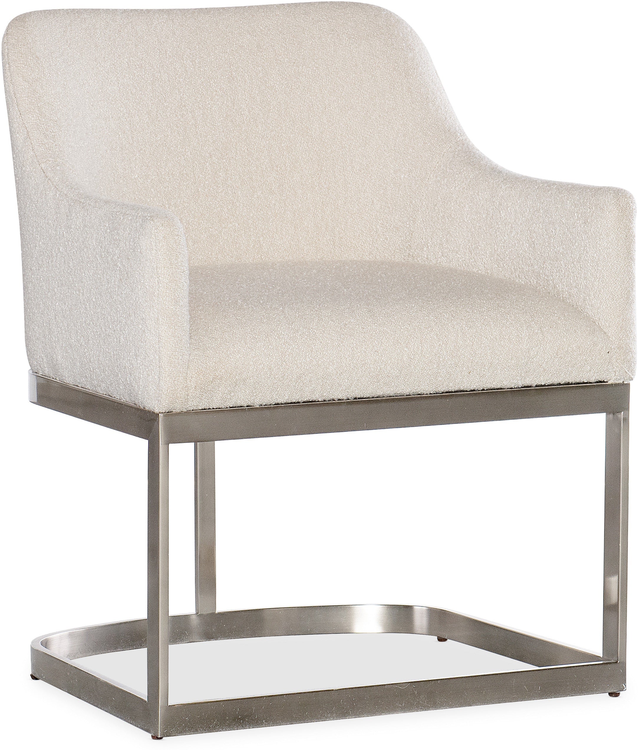 Hooker Furniture Casual Dining Modern Mood Upholstered Arm Chair w/Metal Base