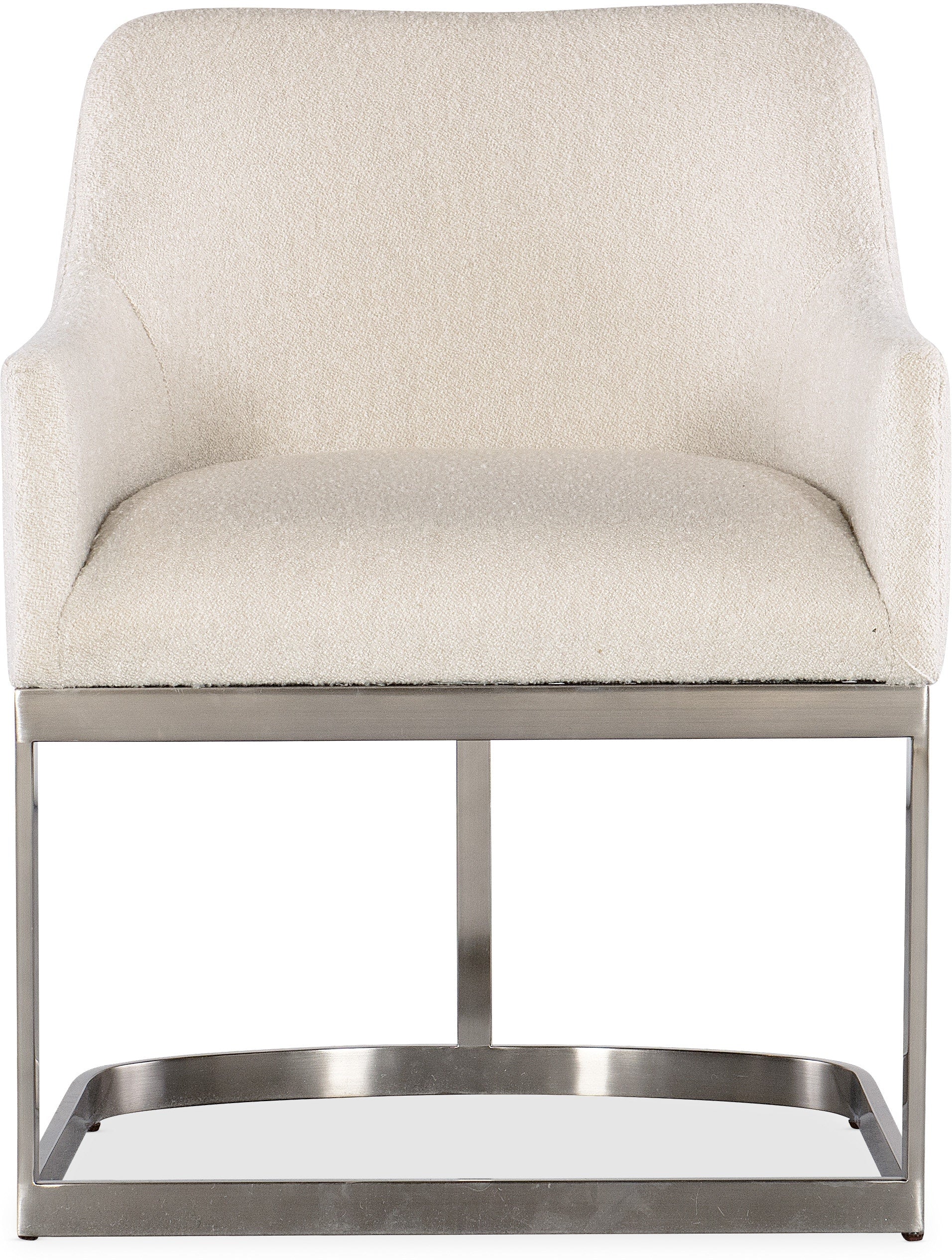 Hooker Furniture Casual Dining Modern Mood Upholstered Arm Chair w/Metal Base
