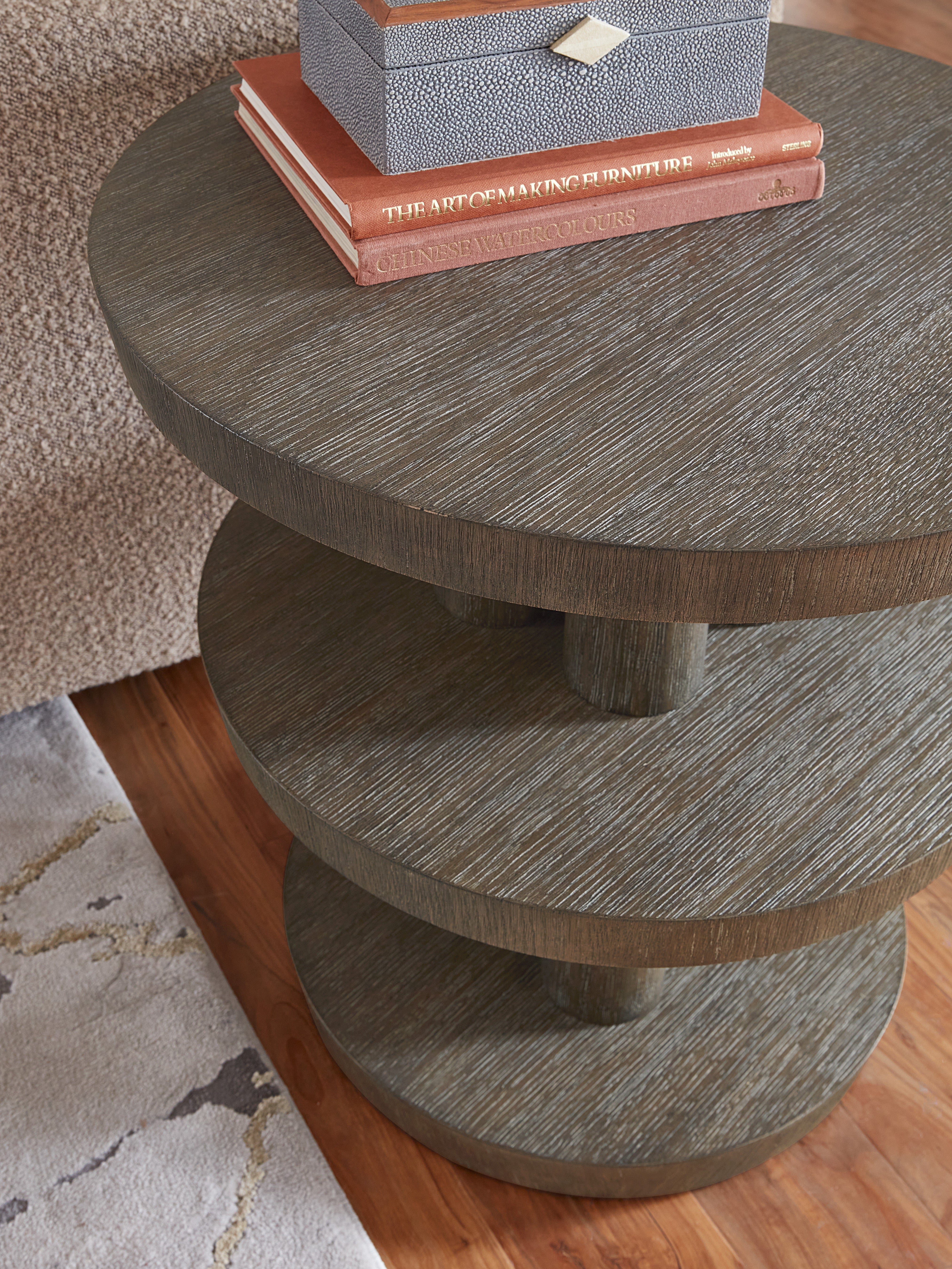 Hooker Furniture Living Room Modern Mood Round Side Table
