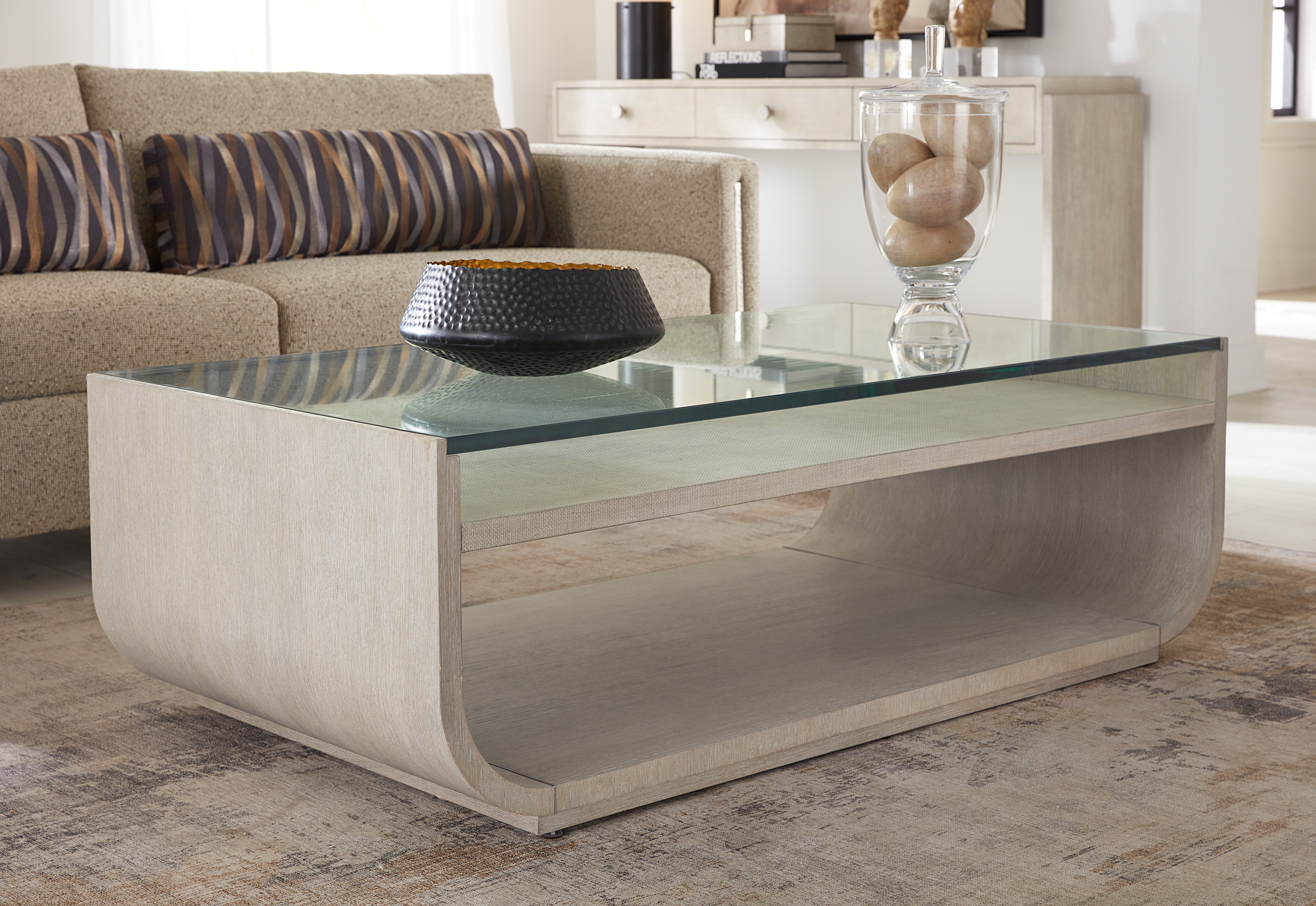 Hooker Furniture Living Room Modern Mood Rectangle Cocktail Table