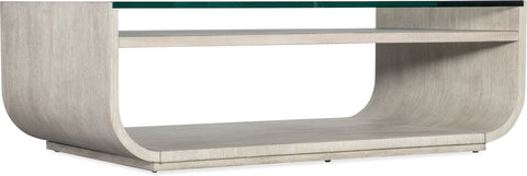 Hooker Furniture Living Room Modern Mood Rectangle Cocktail Table