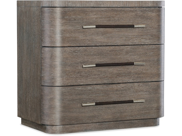Hooker Furniture Bedroom Modern Mood Three Drawer Nightstand