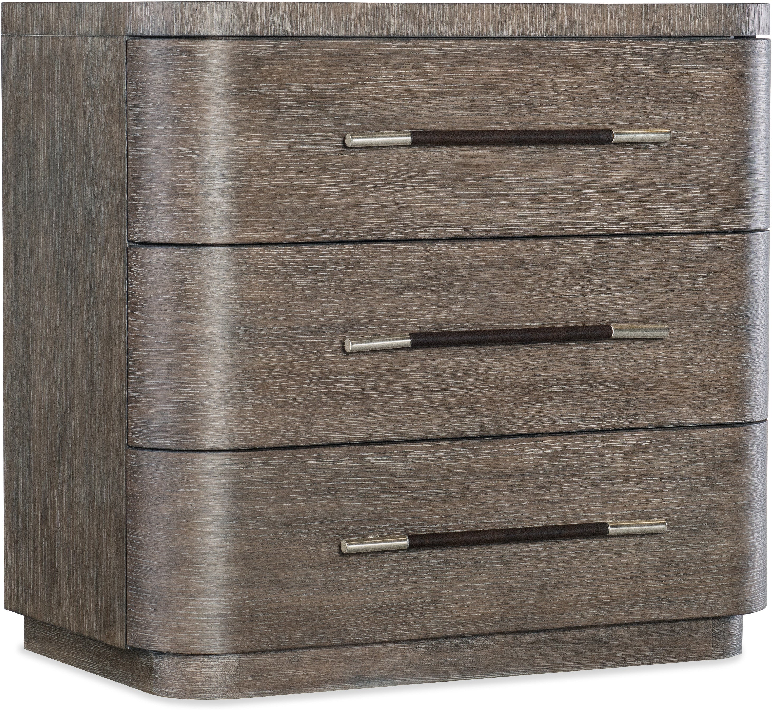Hooker Furniture Bedroom Modern Mood Three Drawer Nightstand