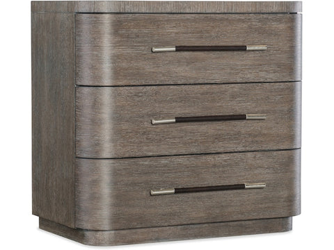 Hooker Furniture Bedroom Modern Mood Three Drawer Nightstand