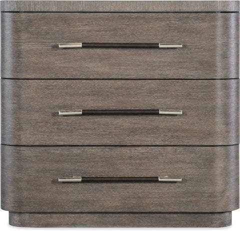 Hooker Furniture Bedroom Modern Mood Three Drawer Nightstand