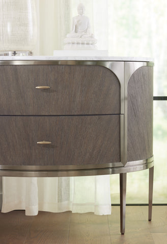 Hooker Furniture Bedroom Modern Mood Two Drawer Nightstand
