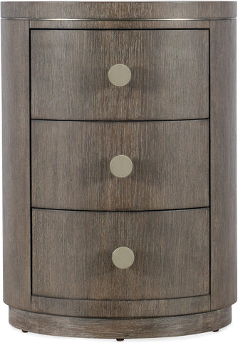 Hooker Furniture Bedroom Modern Mood Round Nightstand