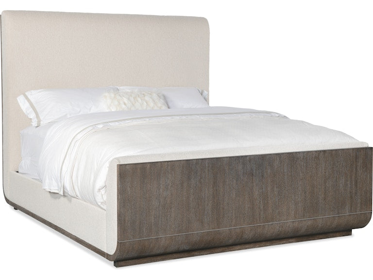 Hooker Furniture Bedroom Modern Mood Cal King Upholstered Panel Bed