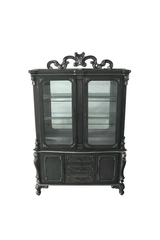 House Delphine Charcoal Finish Hutch & Buffet Model 68834 By ACME Furniture