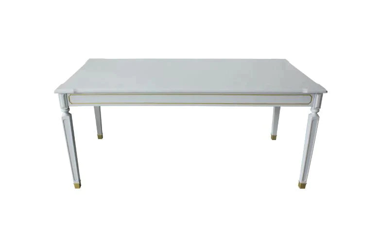 House Marchese Pearl Gray Finish Dining Table Model 68860 By ACME Furniture