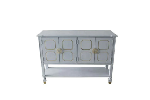 House Marchese Pearl Gray Finish Server Model 68864 By ACME Furniture