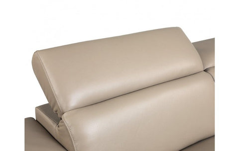 692 DivanItalia Beige Sofa – Top Grain Italian LeatherModel:  692-BEIGE-S