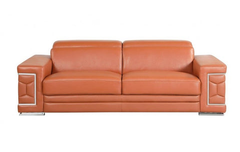 692 DivanItalia Beige Sofa – Top Grain Italian LeatherModel:  692-CAMEL-S