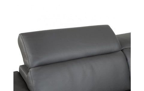 692 DivanItalia Dark Gray Sofa – Top Grain Italian LeatherModel:  692-DARK_GRAY-S