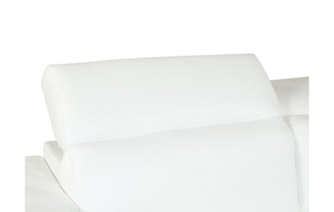 692 DivanItalia White Sofa – Top Grain Italian LeatherModel:  692-WHITE-S