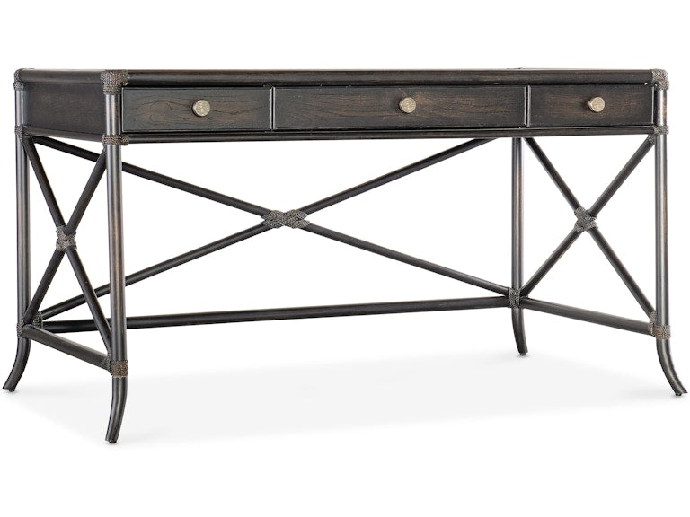 Hooker Furniture Home Office Retreat Pole Rattan Writing Desk