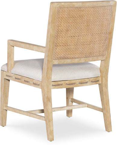 Hooker Furniture Casual Dining Retreat Cane Back Arm Chair - 2 per ctn/price each