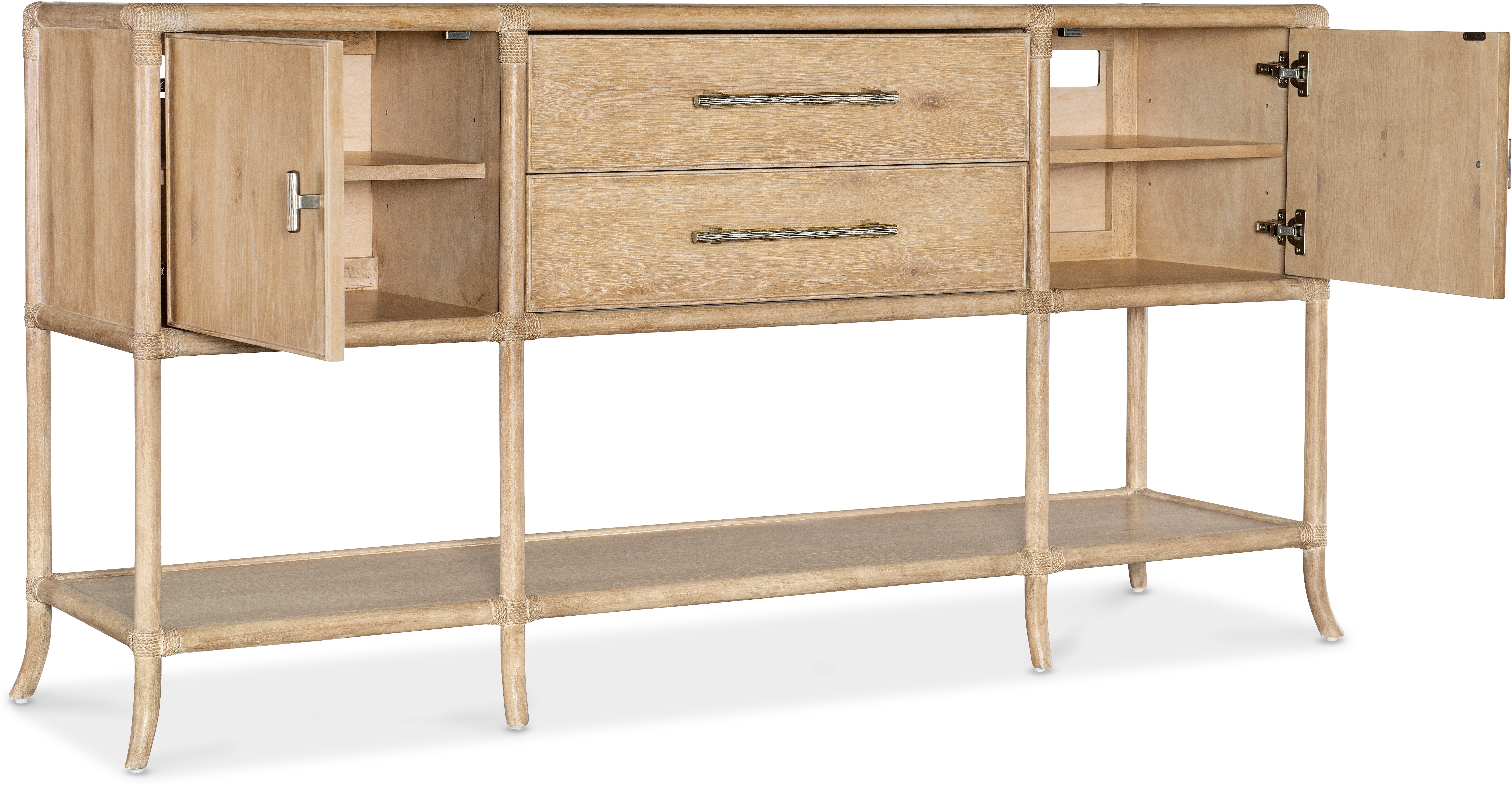 Hooker Furniture Casual Dining Retreat Pole Rattan Sideboard