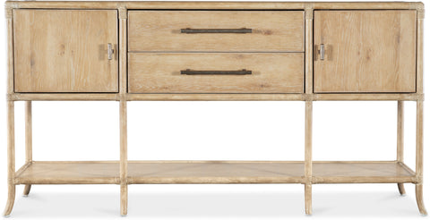 Hooker Furniture Casual Dining Retreat Pole Rattan Sideboard