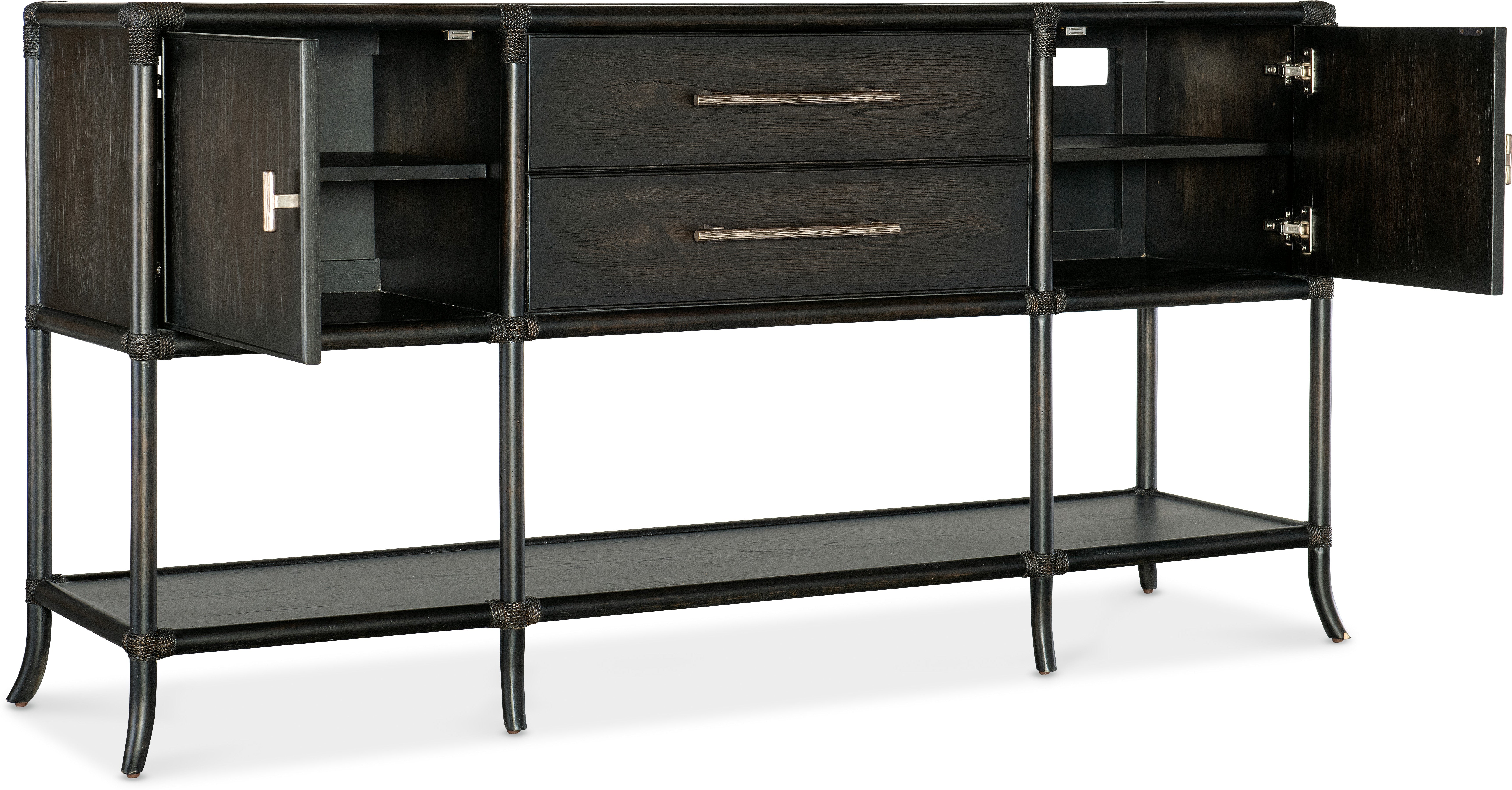 Hooker Furniture Casual Dining Retreat Pole Rattan Sideboard