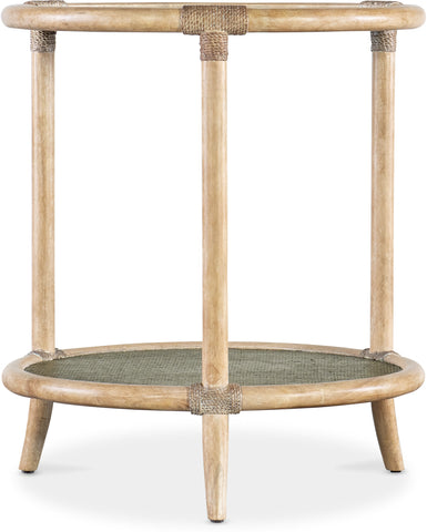 Hooker Furniture Living Room Retreat Raffia End Table