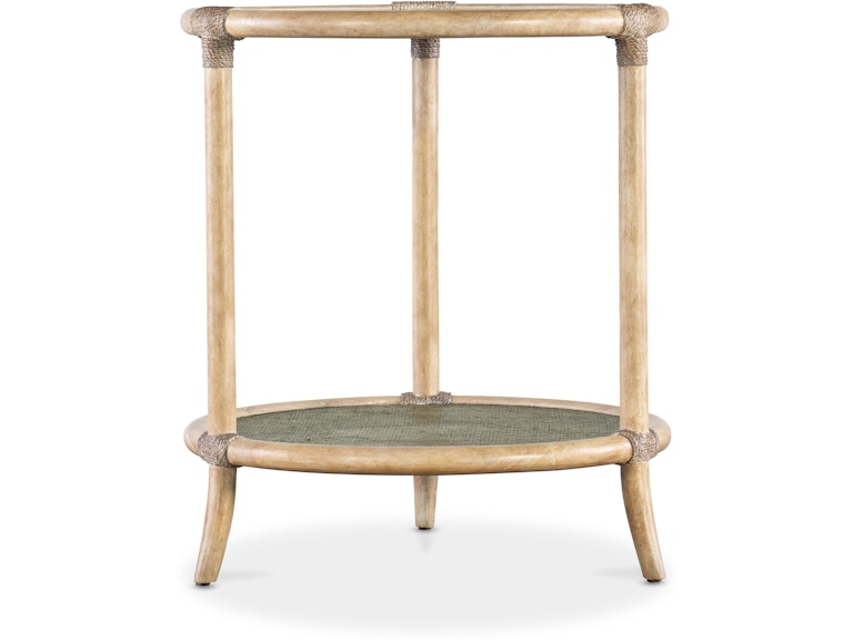 Hooker Furniture Living Room Retreat Raffia End Table
