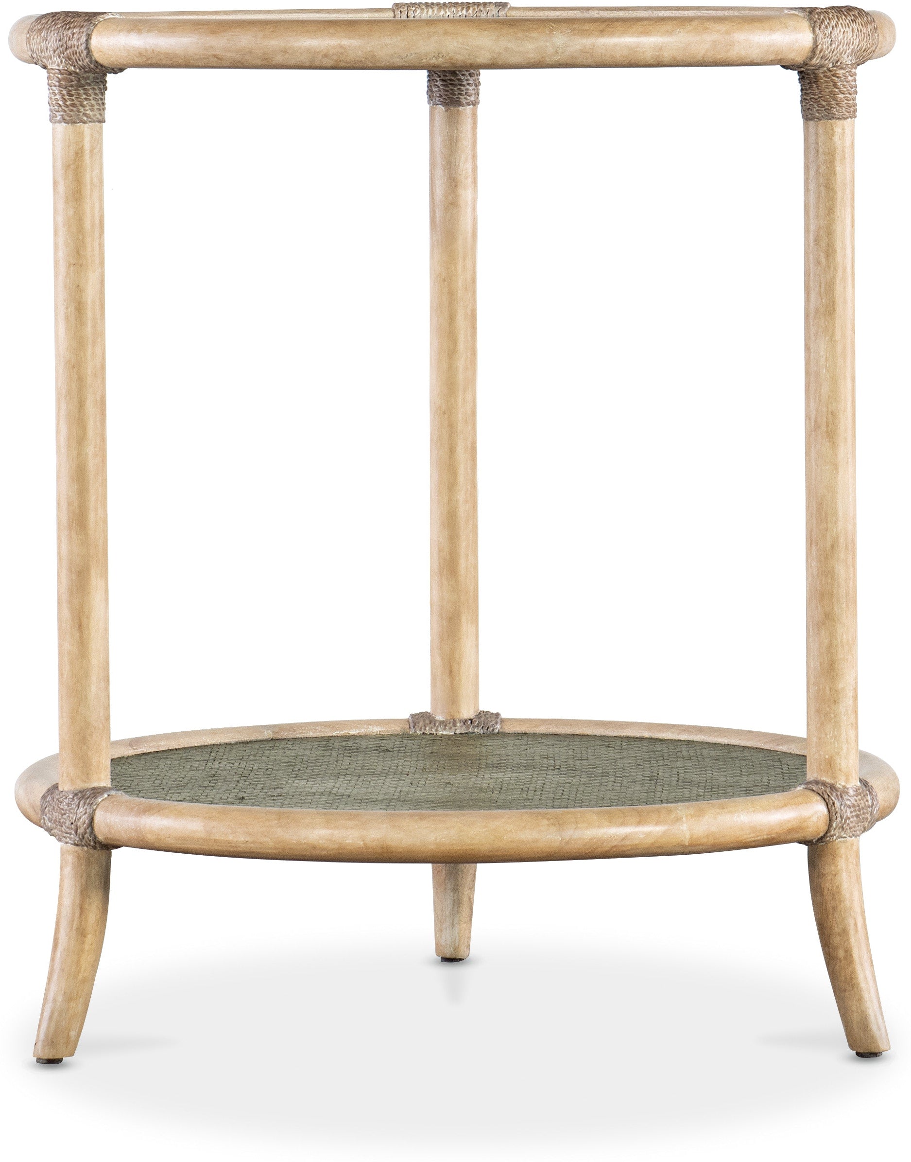 Hooker Furniture Living Room Retreat Raffia End Table