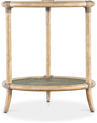 Hooker Furniture Living Room Retreat Raffia End Table