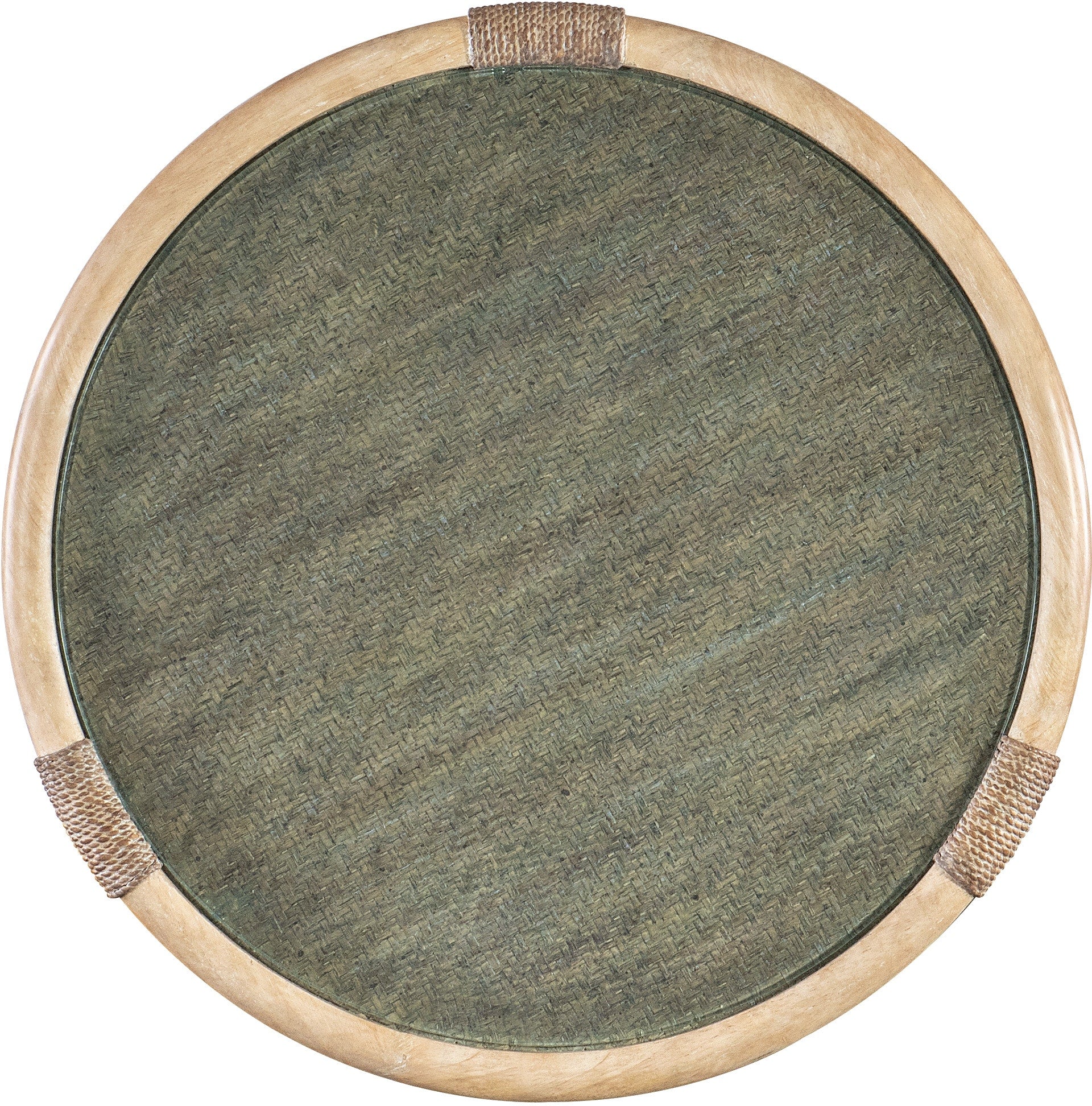 Hooker Furniture Living Room Retreat Raffia End Table