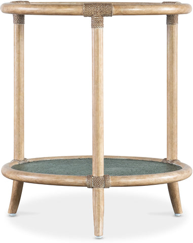 Hooker Furniture Living Room Retreat Raffia End Table