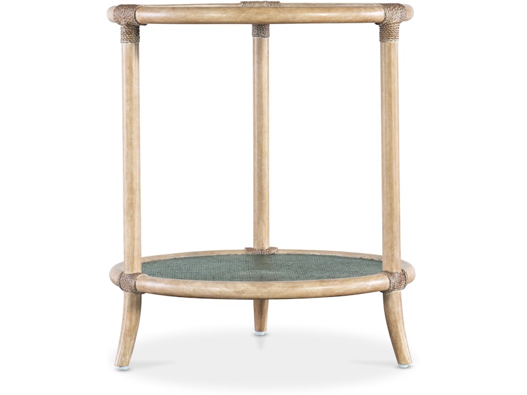 Hooker Furniture Living Room Retreat Raffia End Table