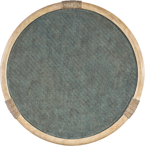 Hooker Furniture Living Room Retreat Raffia End Table