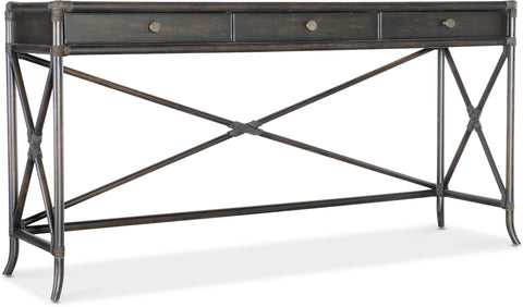 Hooker Furniture Living Room Retreat Pole Rattan Console