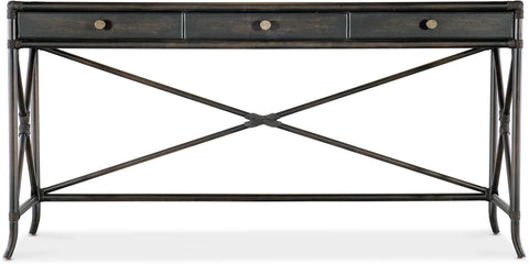 Hooker Furniture Living Room Retreat Pole Rattan Console