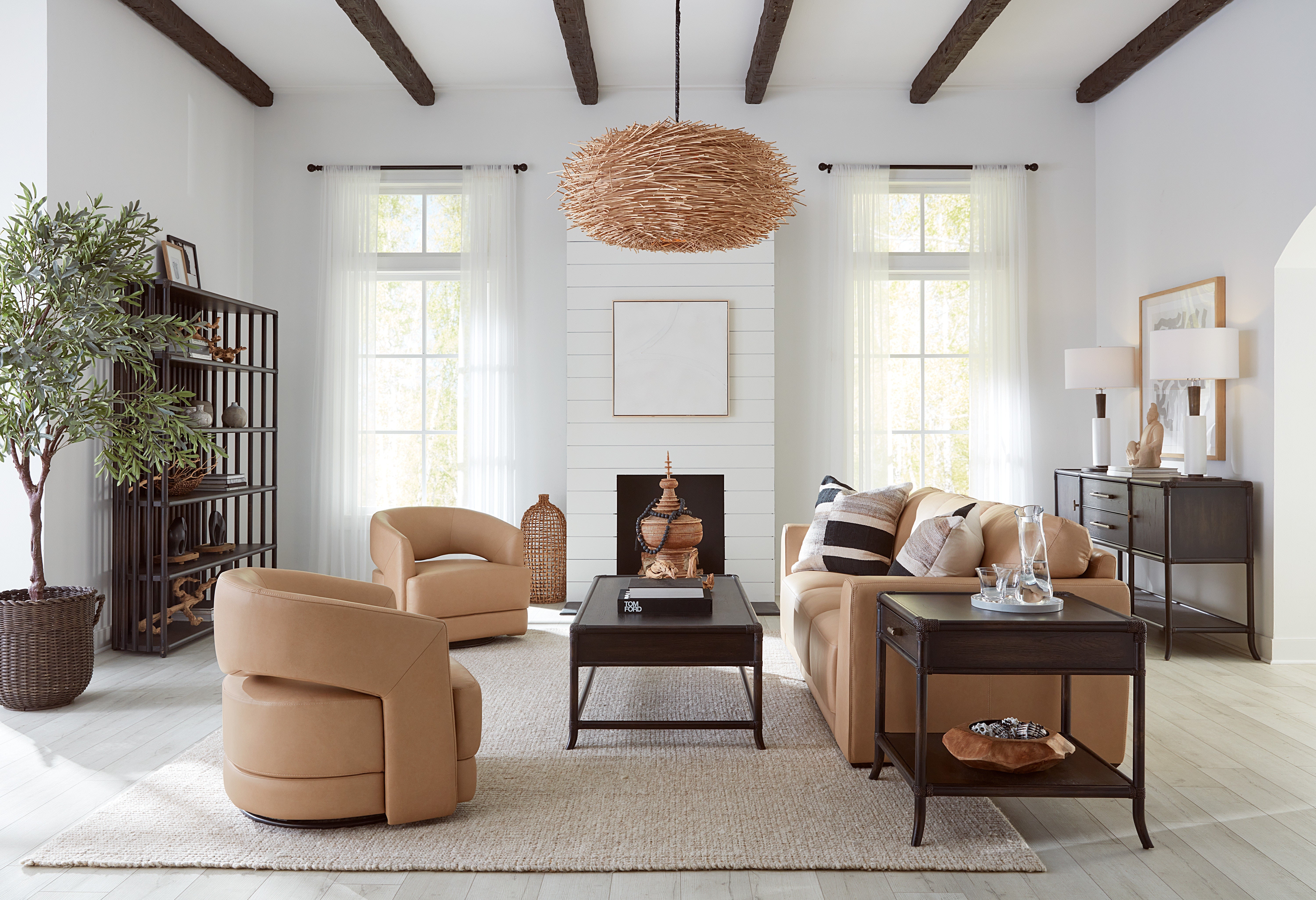 Hooker Furniture Living Room Keys Sofa