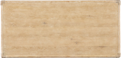 Hooker Furniture Living Room Retreat Pole Rattan Cocktail Table