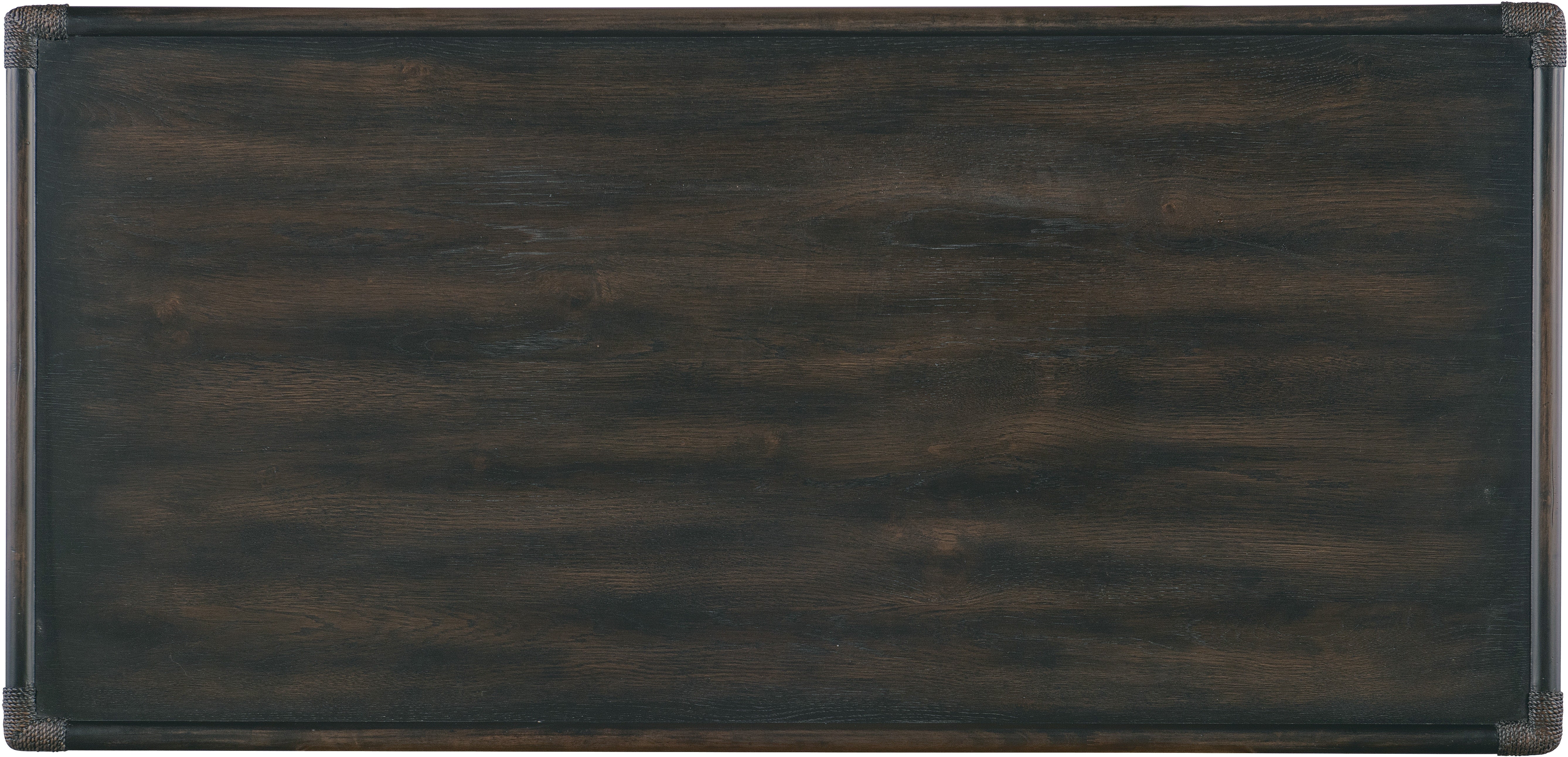 Hooker Furniture Living Room Retreat Pole Rattan Cocktail Table