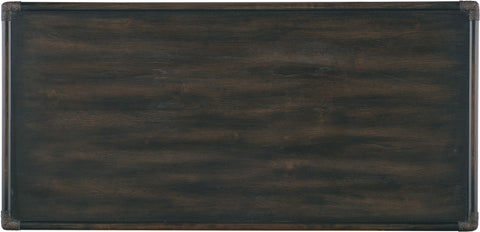 Hooker Furniture Living Room Retreat Pole Rattan Cocktail Table