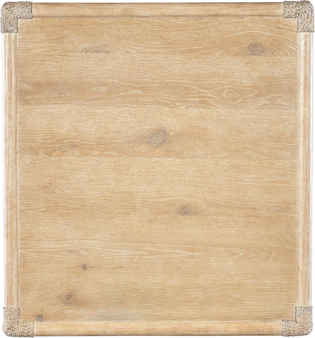 Hooker Furniture Living Room Retreat Pole Rattan End Table