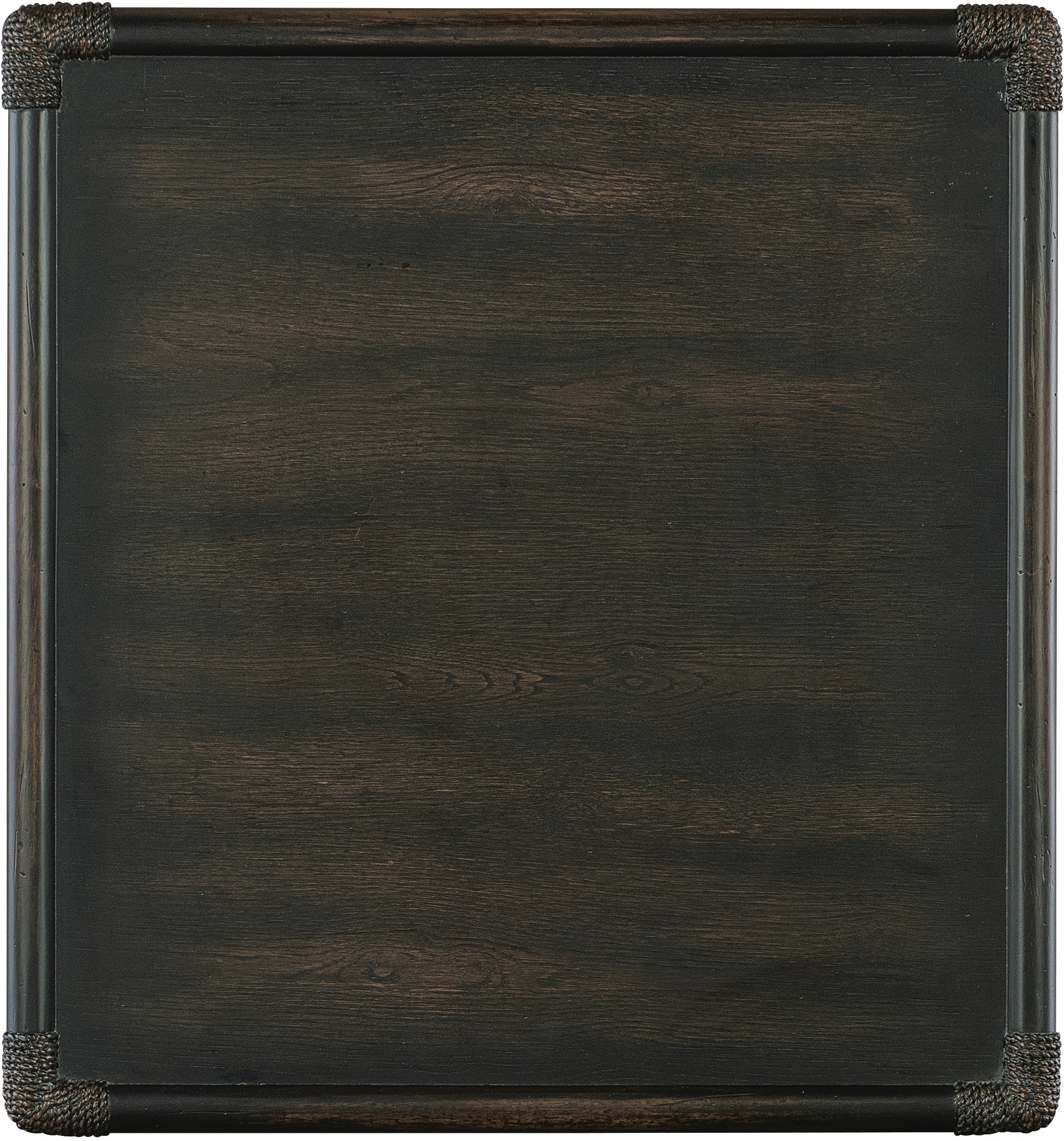 Hooker Furniture Living Room Retreat Pole Rattan End Table