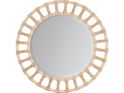 Hooker Furniture Bedroom Retreat Pole Rattan Accent Mirror