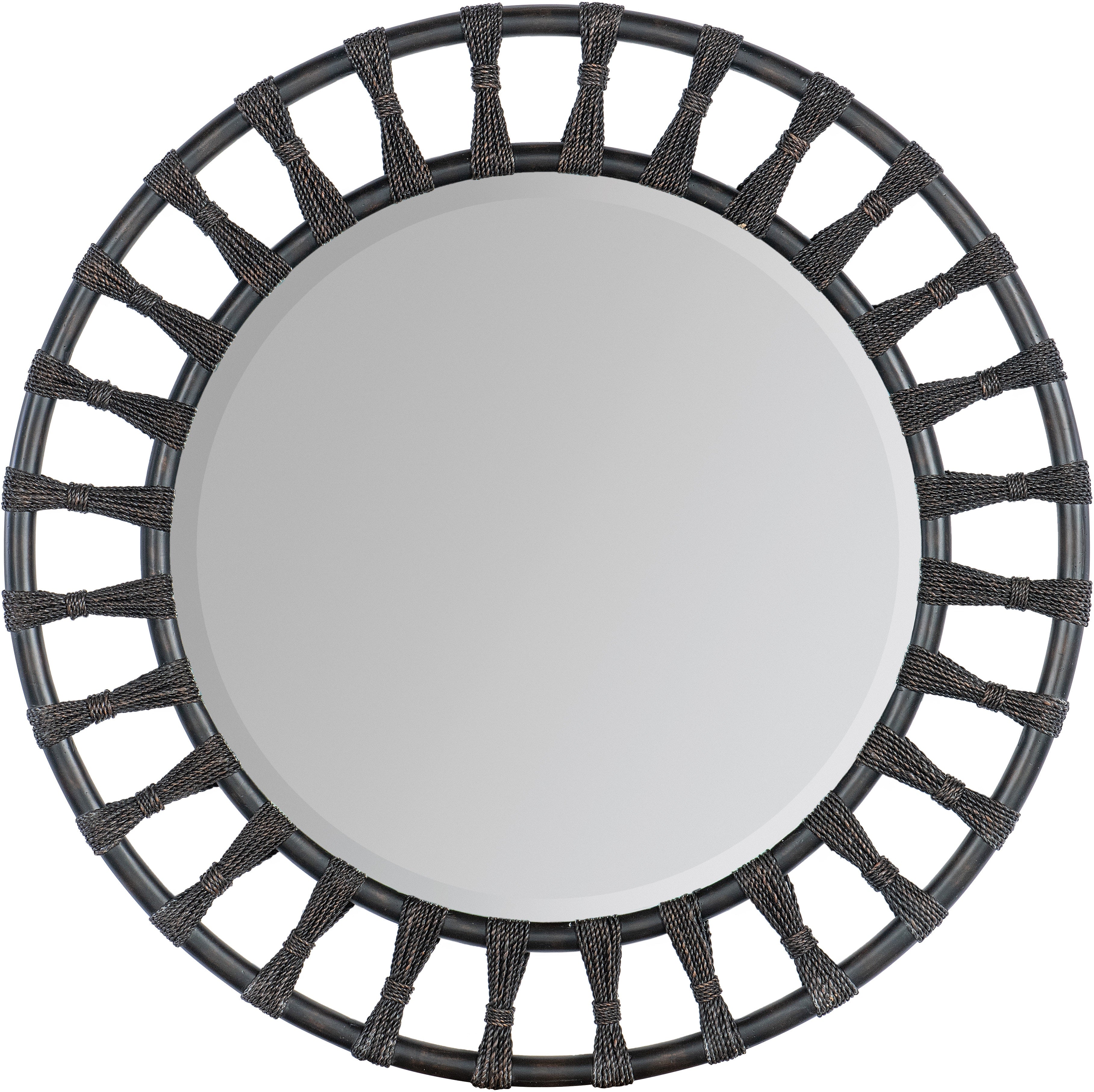 Hooker Furniture Bedroom Retreat Pole Rattan Accent Mirror