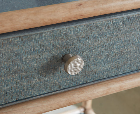 Hooker Furniture Bedroom Retreat Pole Rattan Bedside Table