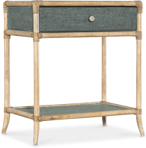 Hooker Furniture Bedroom Retreat Pole Rattan Bedside Table
