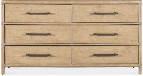 Hooker Furniture Bedroom Retreat Pole Rattan Dresser