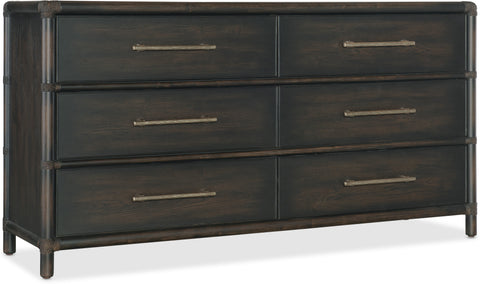 Hooker Furniture Bedroom Retreat Pole Rattan Dresser