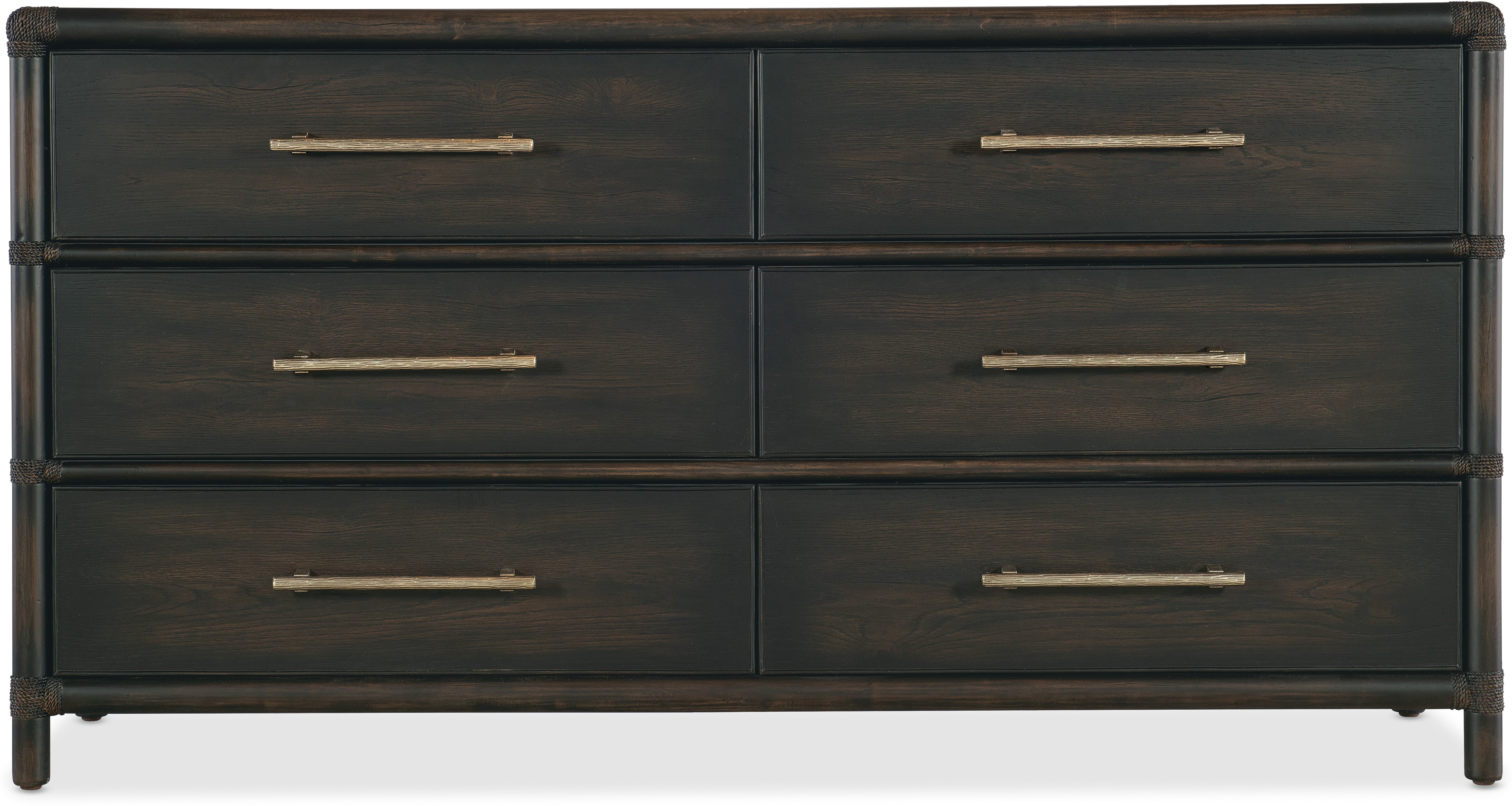 Hooker Furniture Bedroom Retreat Pole Rattan Dresser