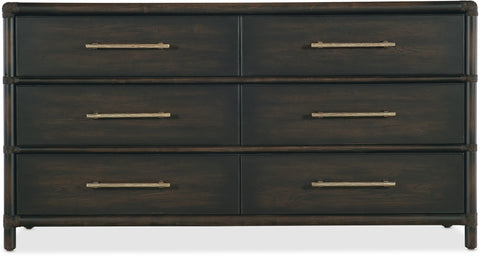 Hooker Furniture Bedroom Retreat Pole Rattan Dresser